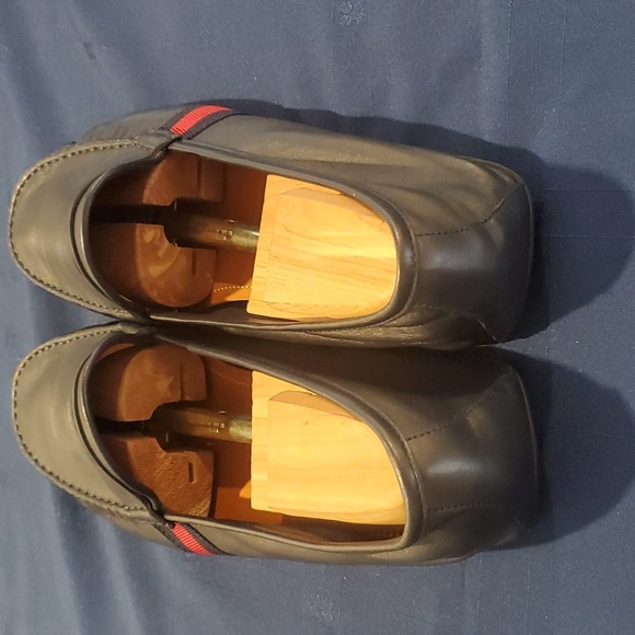 Gucci loafers dark blue soft leather - Picture 3 of 4